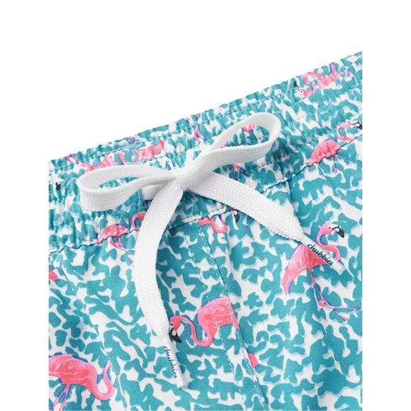 Chubbies NWT Big Boys Youth The Domingo's Are For Flamingos Classic Swim Trunks - Picture 3 of 5